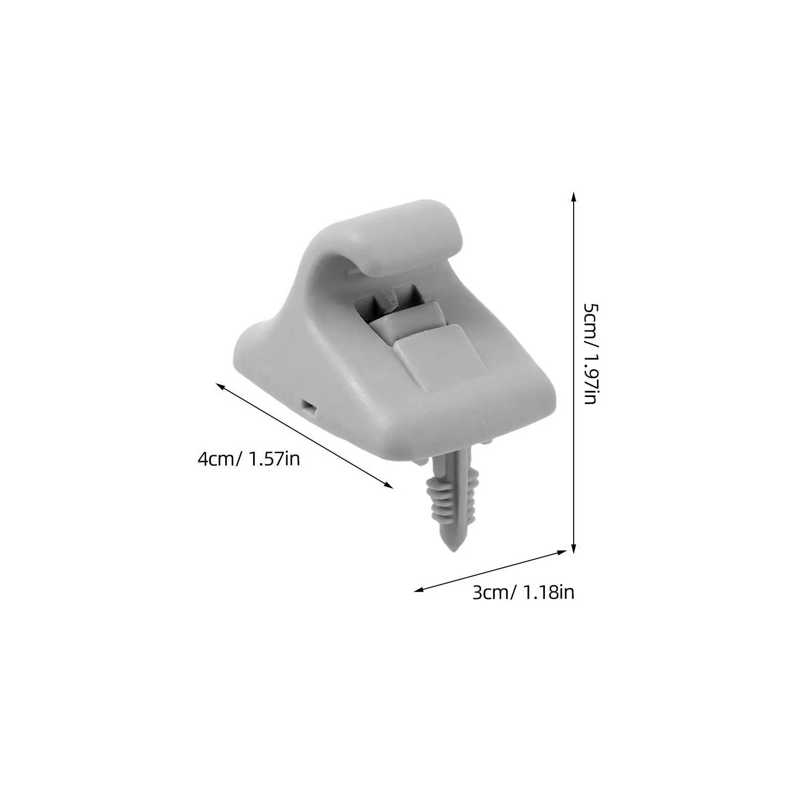 4Pcs Sun Visor Bracket Clips Vehicle Visor Clip Replacement for Reliable Elasticity Extreme