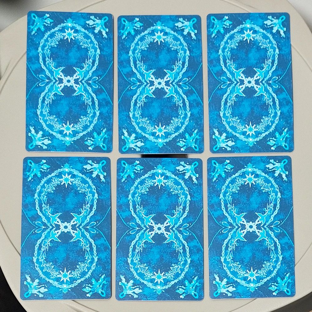 The Whisper of Stars and Garden Tarot Deck 78 Pcs Cartoon Tarot Cards 10.3*6cm Based on Rider Waite System