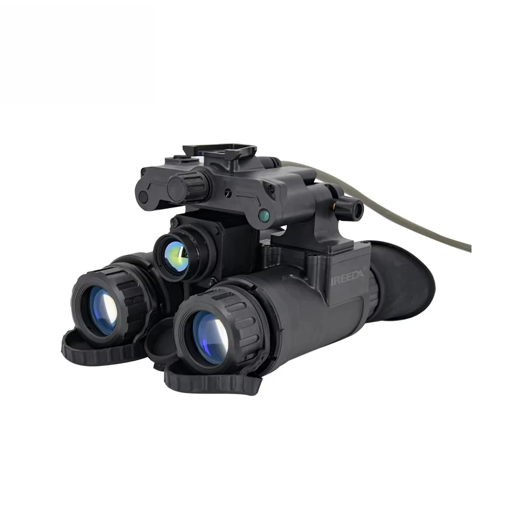 Fusion Low Light Head Mounted Thermal Night Vision Binoculars Gen2+ White/Green IIT 1024x768 Resolution Auto-Gating