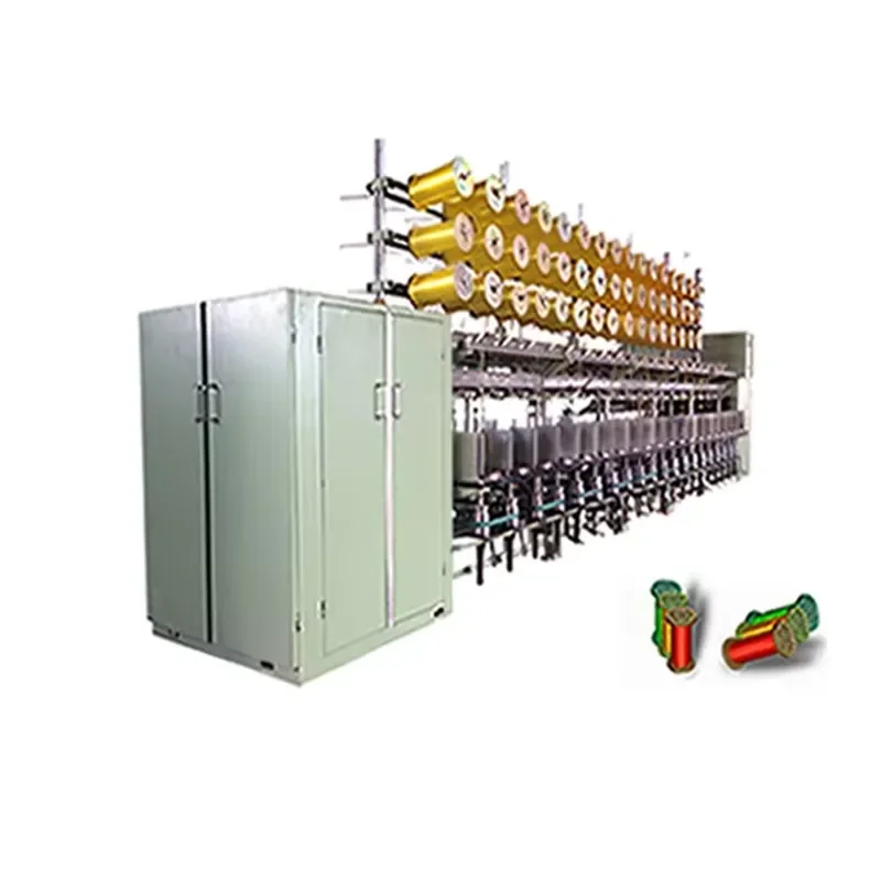 Polypropylene yarn double twist spinning machine