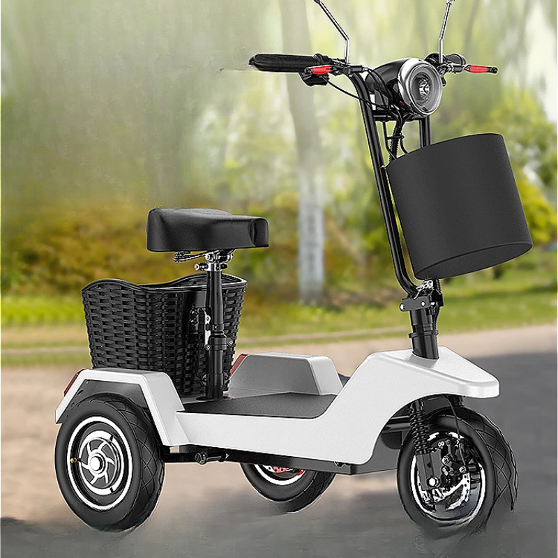 

Folding electric car lightweight small battery car lady