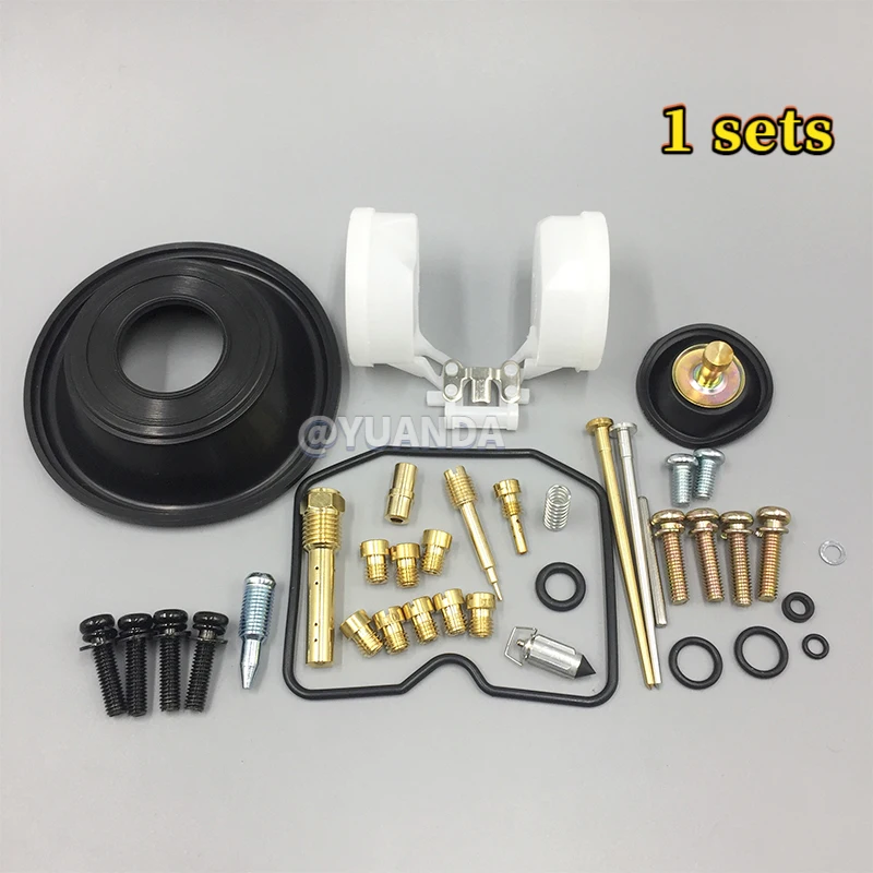 1 sets  4 sets Carb Rebuild Set For 1997-2000 Kawasaki ZRX1200 ZRX 1200 Motorcycle Carburetor Repair Kit