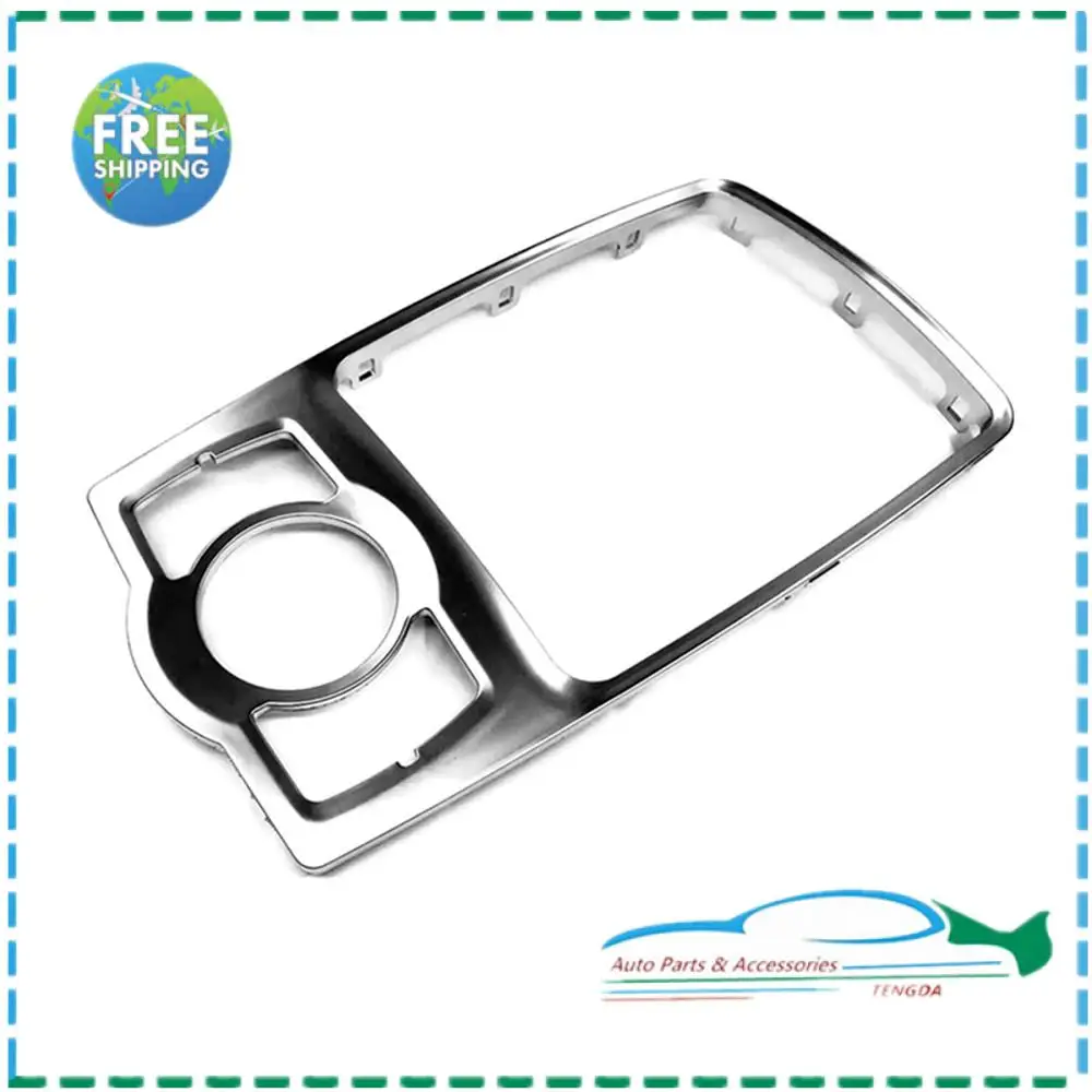 

4F0864260A Front Console Frame Decoration Bezel MMI Shift Knob Fixed Frame Panel Decorative Bright for Audi A6c6 Q7 2005-2012