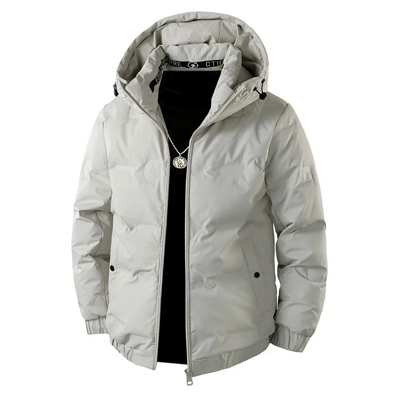 Winter Hot Sale Men Hooded Duck Down Jacket Male Fashion Thickened Warm Windproof Coat Daily Casual Versatile Outerwear
