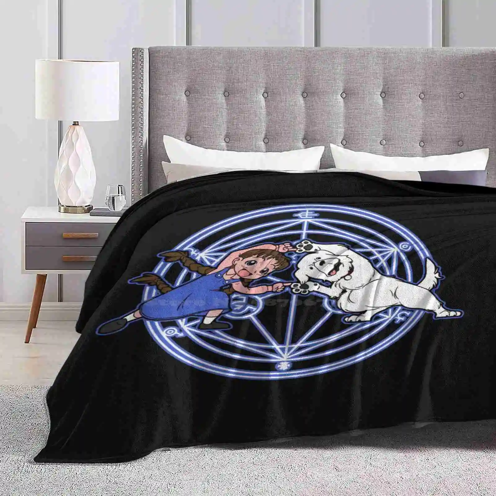 Fullmetal Haa V2 New Selling Custom Print Flannel Soft Blanket Fullmetal Ha Alchemist Chimera Nina Tucker Anime Geek Meme Nerd