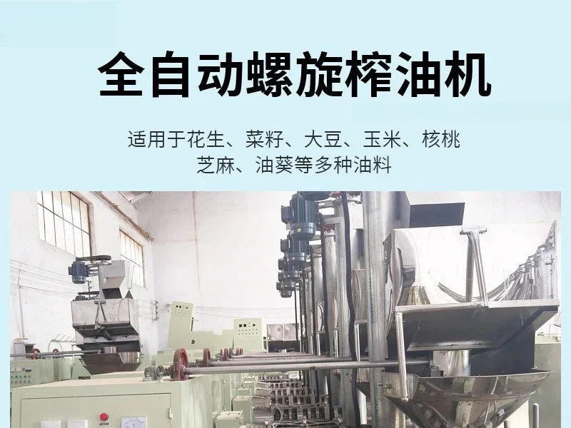 Ölpresse, vollautomatisch, kommerziell, Ölmühle, Schraubenpresse