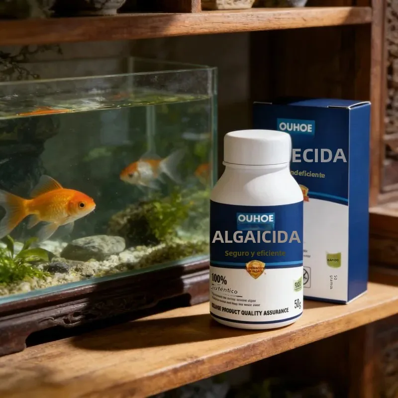 Imagen: Algaecida de Alta Eficiencia de 50g para Acuarios y Estanques, Control de Algas y Musgo, Reduce el Agua Verde, Purifica el Agua