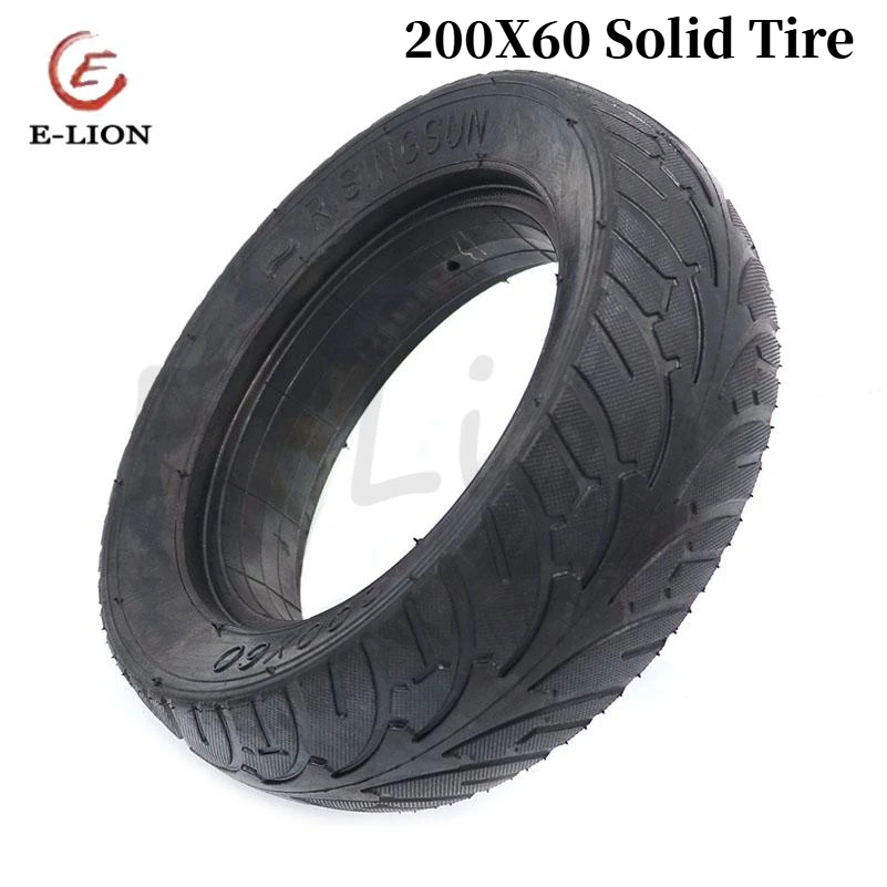 8 inch Electric Scooter Tyre 200x60 Brushless Motor Rear Wheel Solid Tire with Excellent Replacement Performance