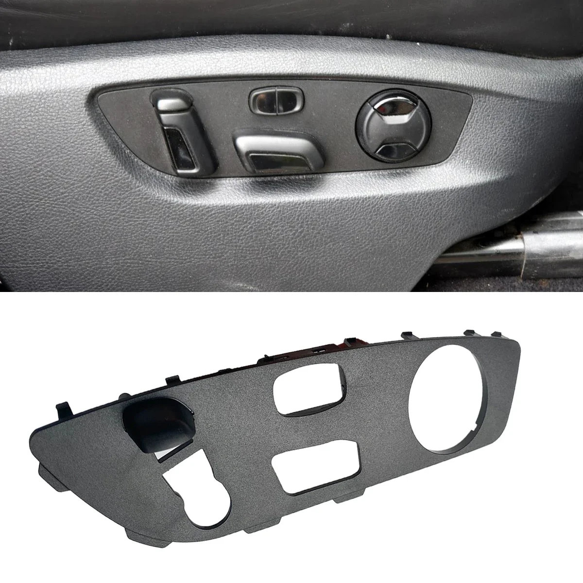 New Front Seat Adjustment Switch Panel Frame Cover Trim For VW Touareg 7P R Line 2011-2018 7P6882516C 7P6882515C Accessories