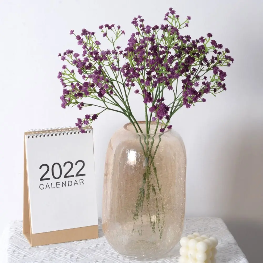 

Fashion Soft Rubber Gypsophila Flowers Multicolour DIY Decoration Simulated Flower 52cm Length Artificial Flowers Interior Decor