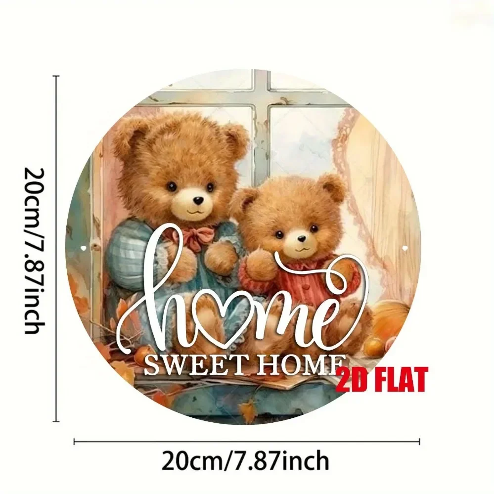 Round Aluminum Wall Art Decor – Atmosphere-Boosting Decor for Coffee Shops, Bars & Restaurants | Ideal Wall Art for Bedrooms