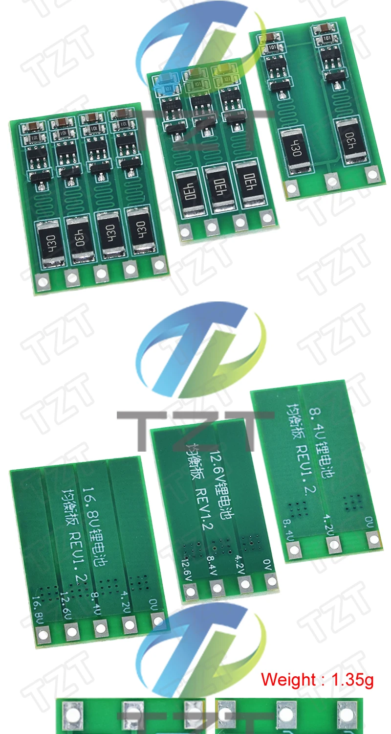 TZT 1/2/5PCS 2S 3S 4S Balance Board 8,4 V 12,6 V 16,8 V 18650 Polymer Li-Ion Lithium Batterie Balancer BMS 100mA Ausgewogene Strom – Detail 7