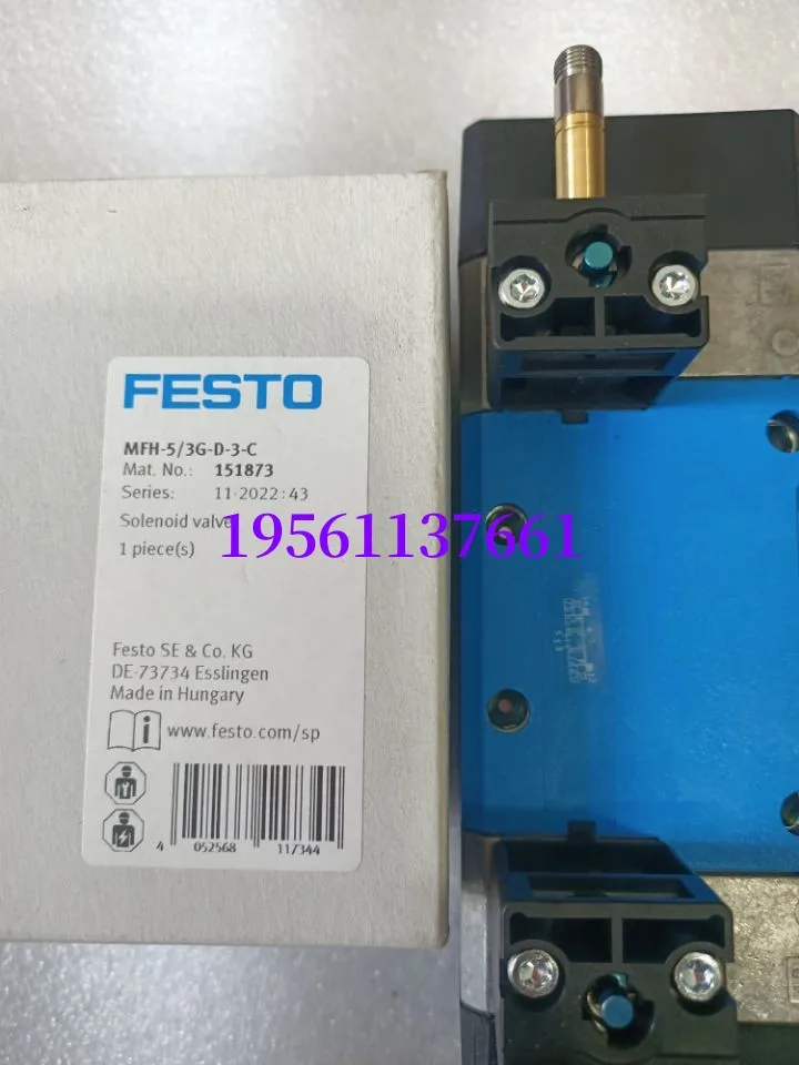 FESTO Festo Solenoid Valve MFH-5/3E-D-1-C 150983 in Stock.