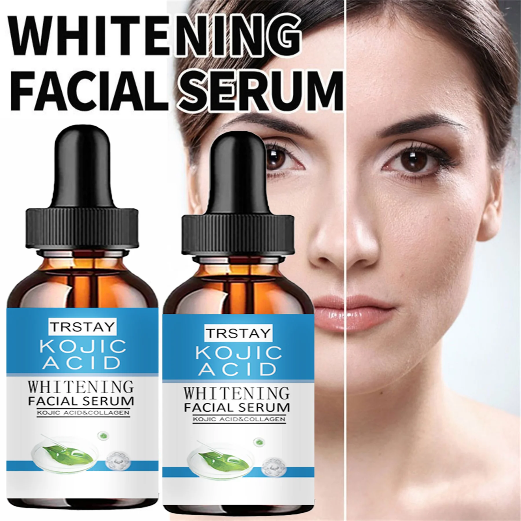 Skin Lightening Serum Strong Shades Dark Skin Anti Age .Extreme Whitening Cream for DARK Skin Face skin care products