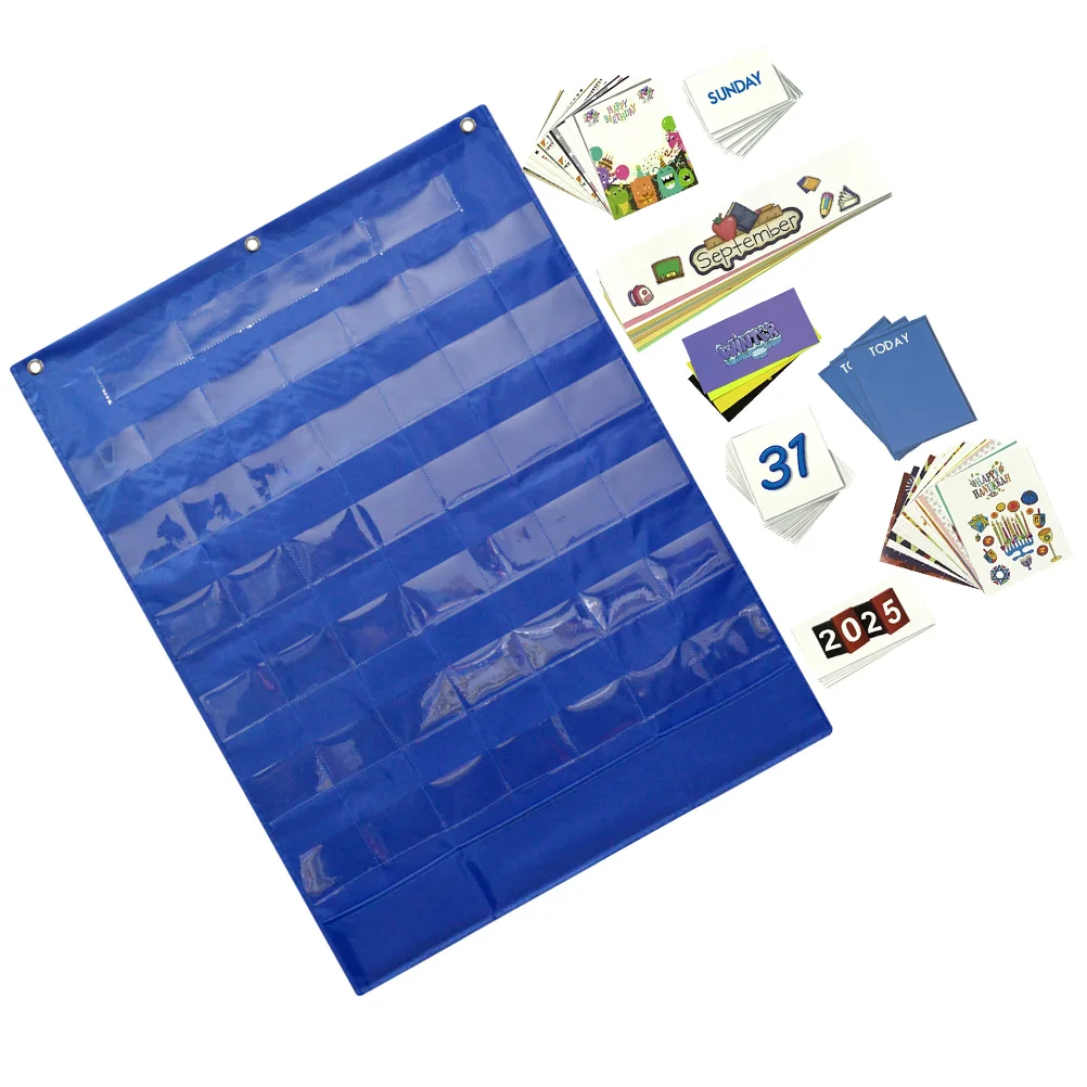 

Wall Hanging Holiday Tips Bag Work Memo Note Storage Polyester Reminder Calendar
