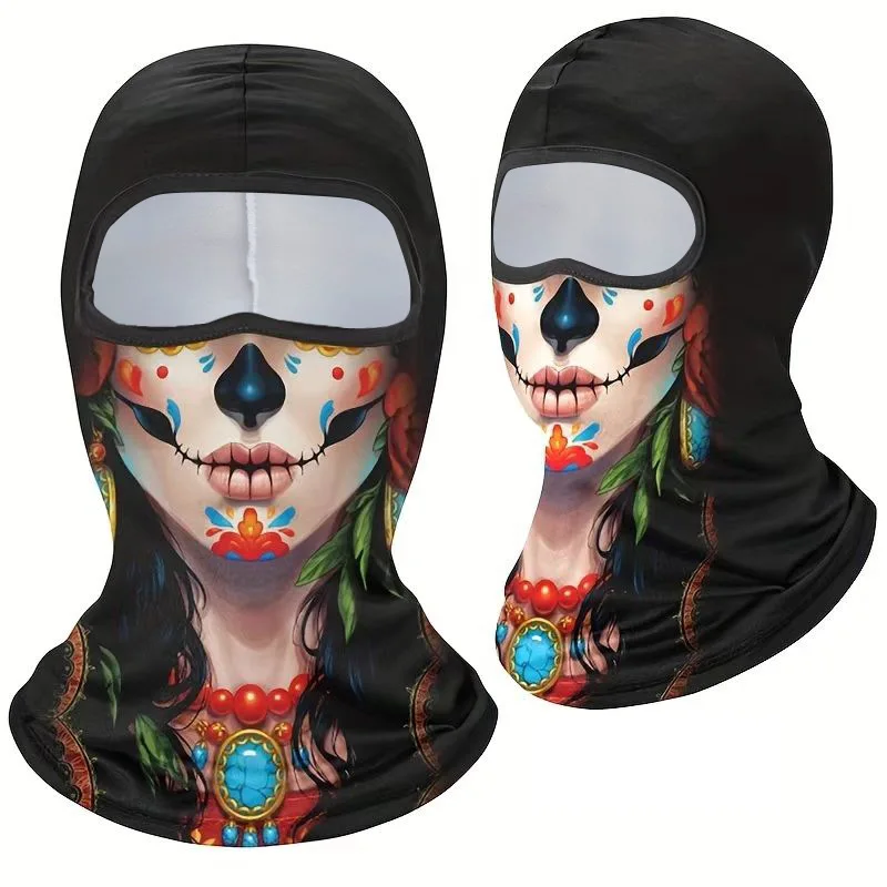 Outdoor Sunscreen New Venom Ski Mask Balaclava Motorcycle Skull Face Mask Quick-dry Riding Helmet Liner Cap MTB Bicycle Headgear view 5