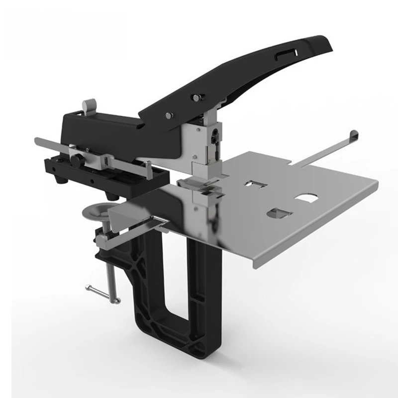 Flachhefter für den Schreibtisch. Manueller Reithefter