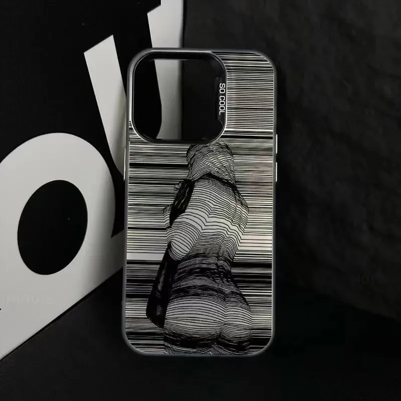 

DMAWMJ сексуальный чехол для телефона для девочек для iphone 16 pro max 15 plus 14 13 11, защита камеры, противоударный чехол для iphone 12pro, бампер в виде ракушки