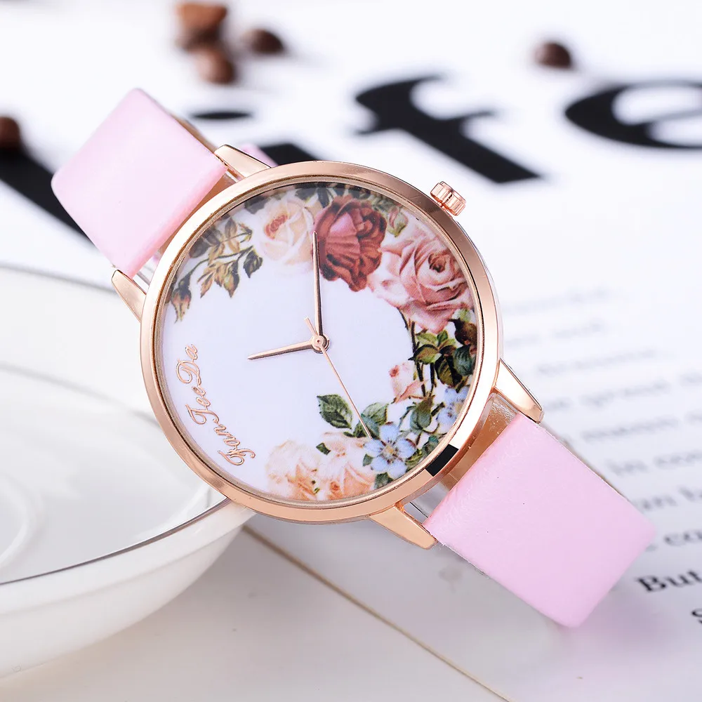Fashion Women Luxury Leather Band Analog Quartz WristWatch Ladies Watch Women Dress Reloj Mujer Clock