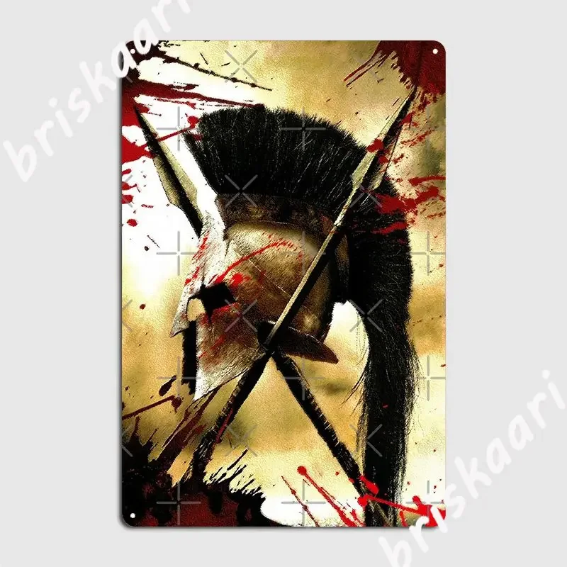 Spartan Achilles Greek Warrior Poster Metal Plaque Plaques Bar Cave Club Party Create Tin Sign Poster
