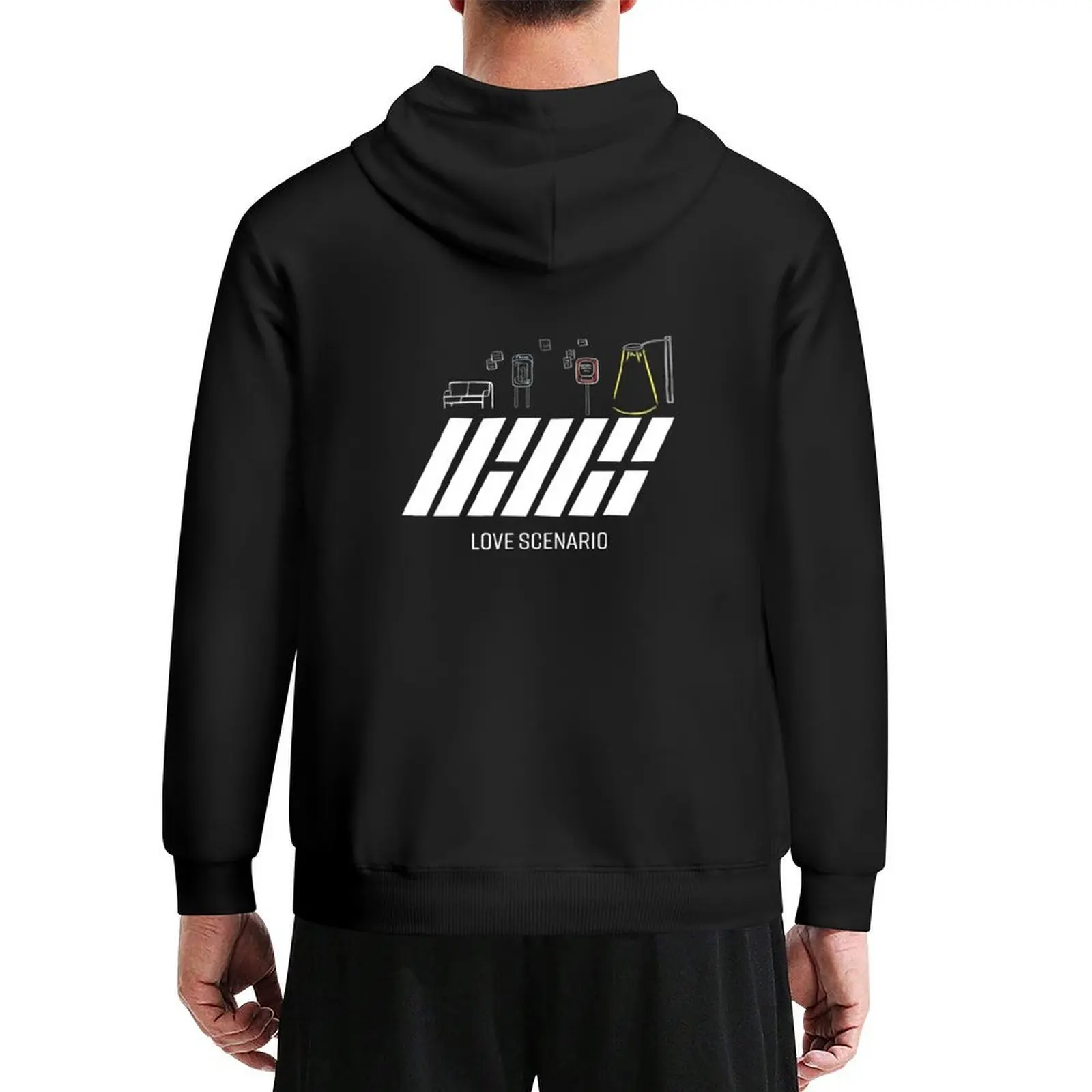 

Love Scenario Doodle Hoodie winter clothes men's sweat-shirt fashion men autumn new products pullover hoodies