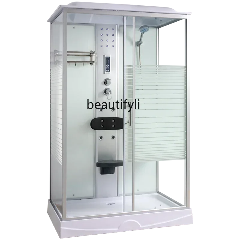 

xx1Shower room Rectangle partition bathroom Household integrated toilet Closed bath room