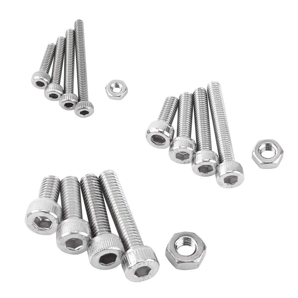 Hex Socket Bicycle Bolts Kit Head Cap Screws 304 Stainless Steel 480pcs/set M3 M4 M5 Machine Stainlness High Quality Service image 3