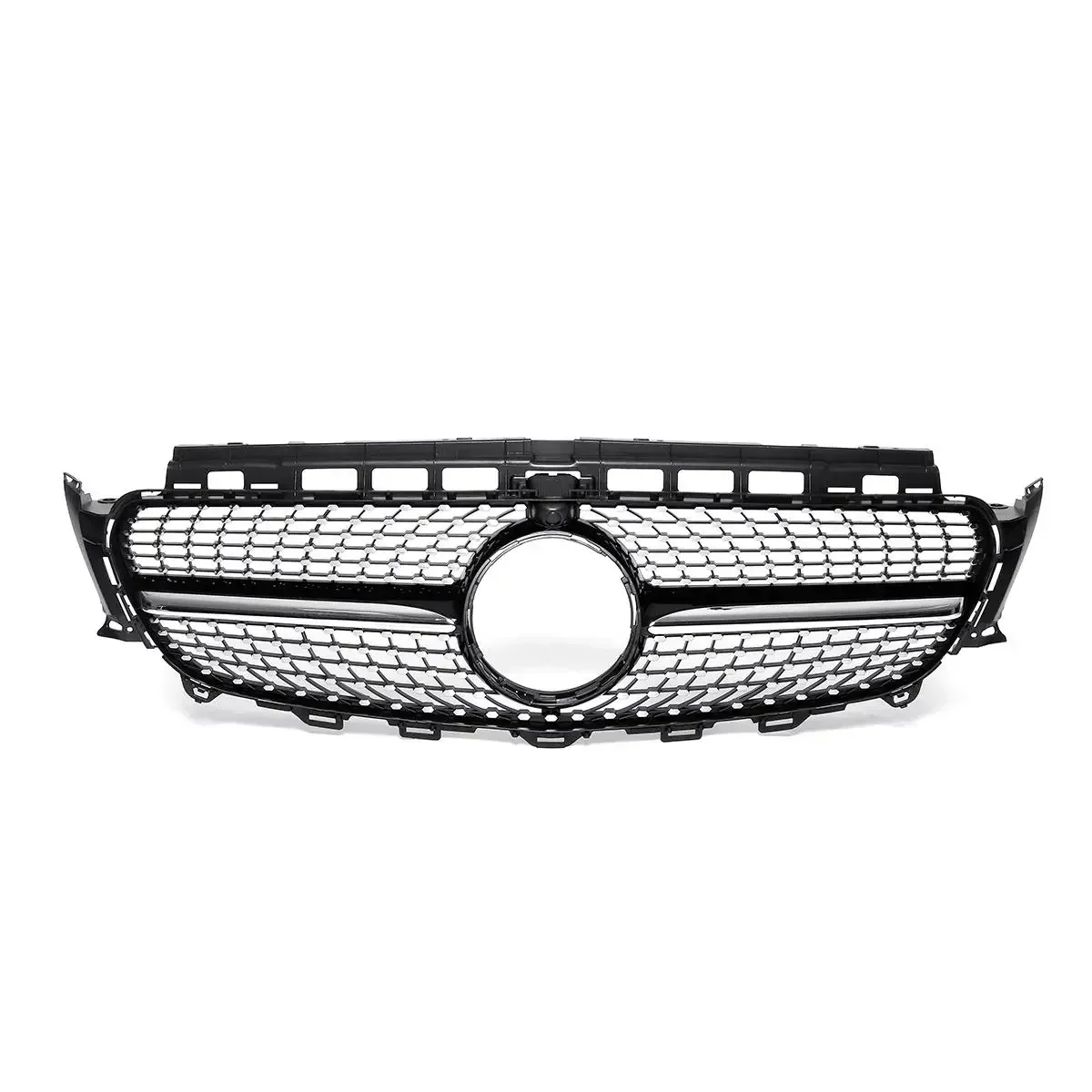 W213 Car Front Upper Grill Grille For Mercedes For Benz W213 E200 E300 E400 E43 AMG 2016-2018 Racing Radiator Grille Body Kit