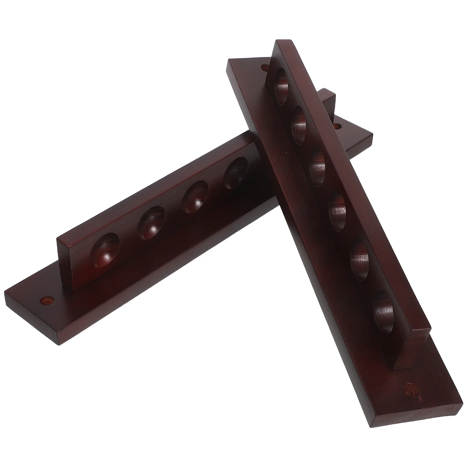 

Wall Mount Pool Stick Holder Solid Wood Billiard Cue Rack 6-Storage T Shape Space Saving Billiards Cue Wall Rack Organizer