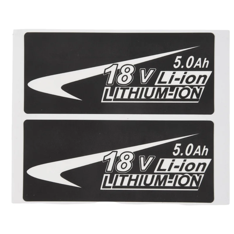 

A53Q-10 Sets Of BL1830 Label Lithium Battery 18V Sticker Label Suitable For 18V Battery Logo