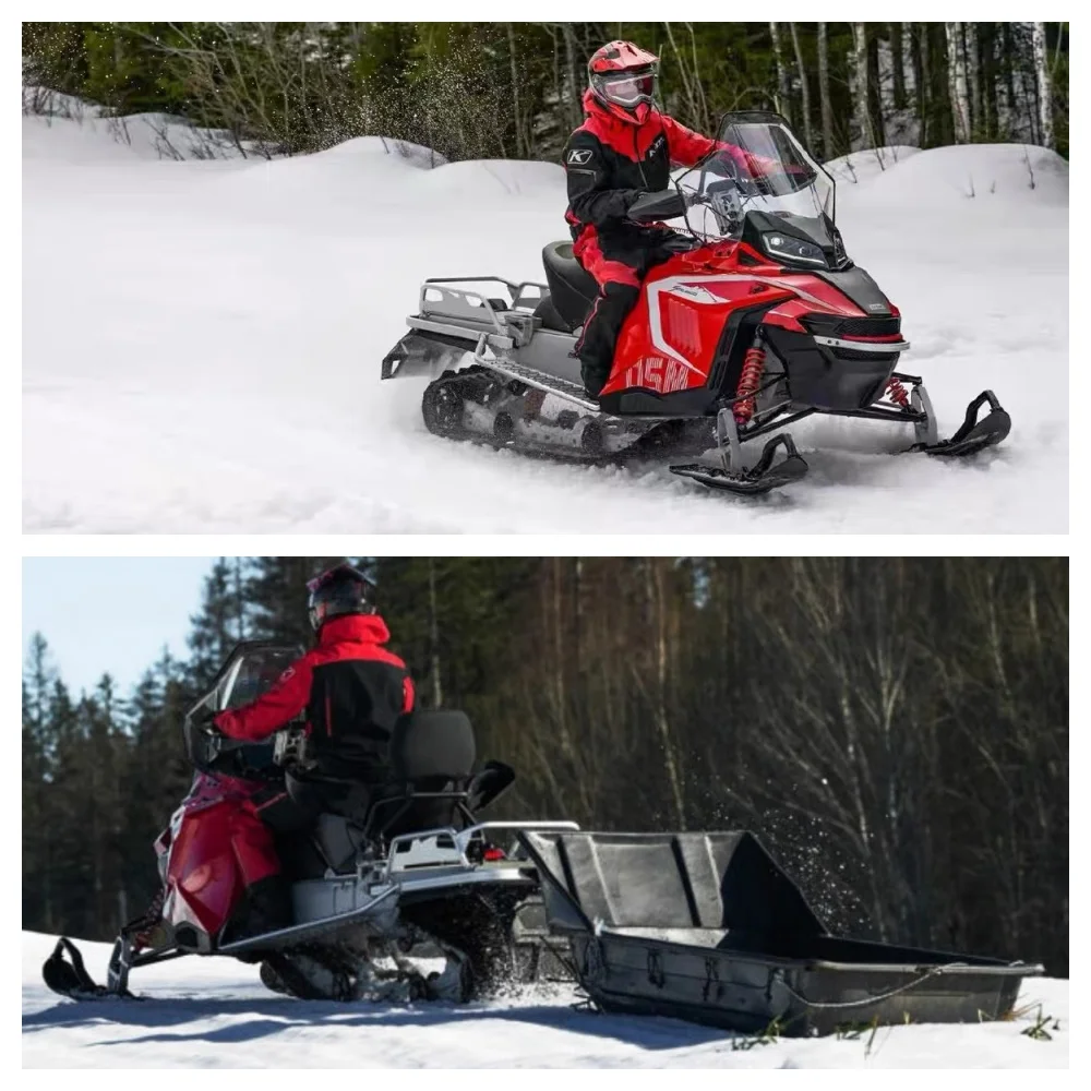 الكبار تزلج دو الثلج Skimobile كبير النزوح الثلج زلاجات لجولة الجبال 4 السكتة الدماغية المحرك 150cc-1000cc قدرة