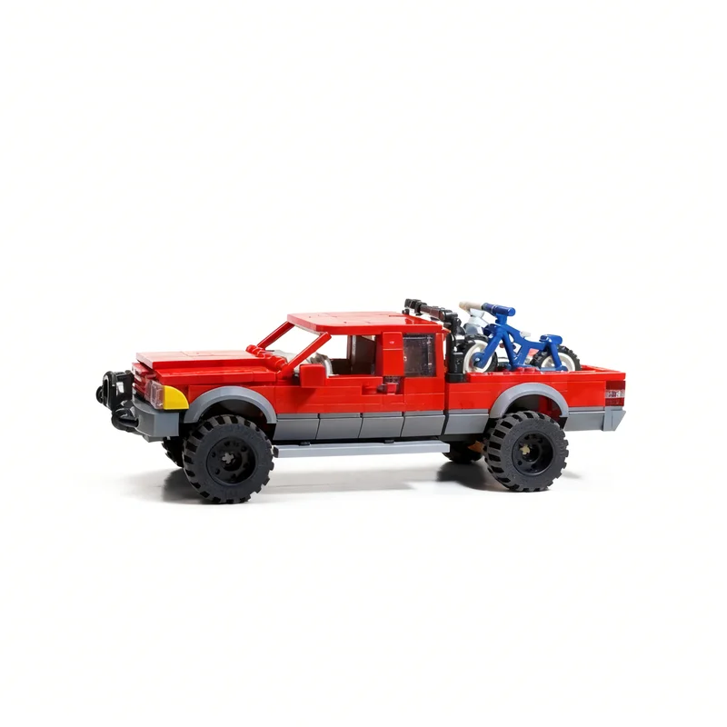 

397PCS MOC City Champions Super Car Classic Pickup Ranger Xlt Off Road Model Technology DIY Assembly Building Blocks Gift Home