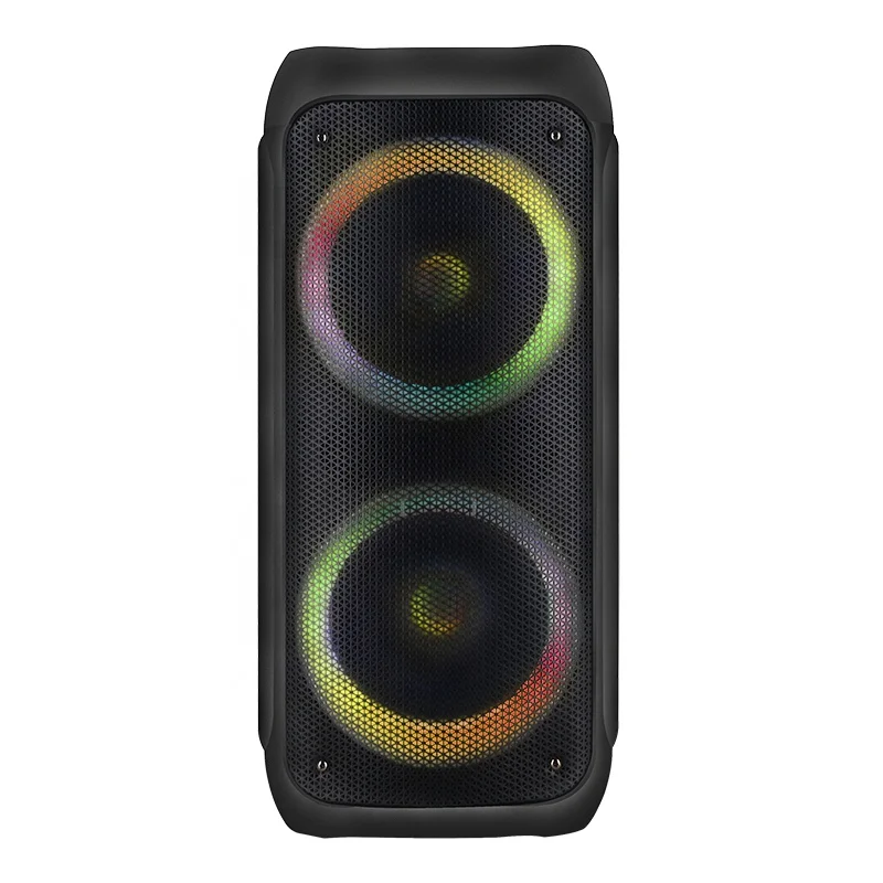 

PartyBox Dual 8 Inch Active Audio Stereo PRO Wireless Karaoke Bass BT Disco Sound Box Speaker