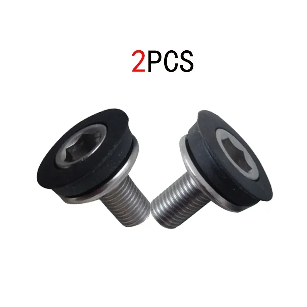 

POTEAX 2PCS Cycling Bottom Bracket Bike Bicycle Parts Spare Parts For Bicycle Bottom Bracket Axle Allen Key Crank Arm Bolts M8 S