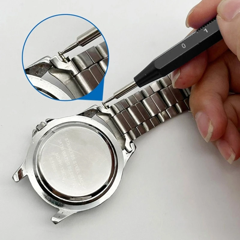 Handy Watch Band Removal Repair Tool Built in Ruler Effortless Installation and Disassembly for Stainless Steel Watch Straps