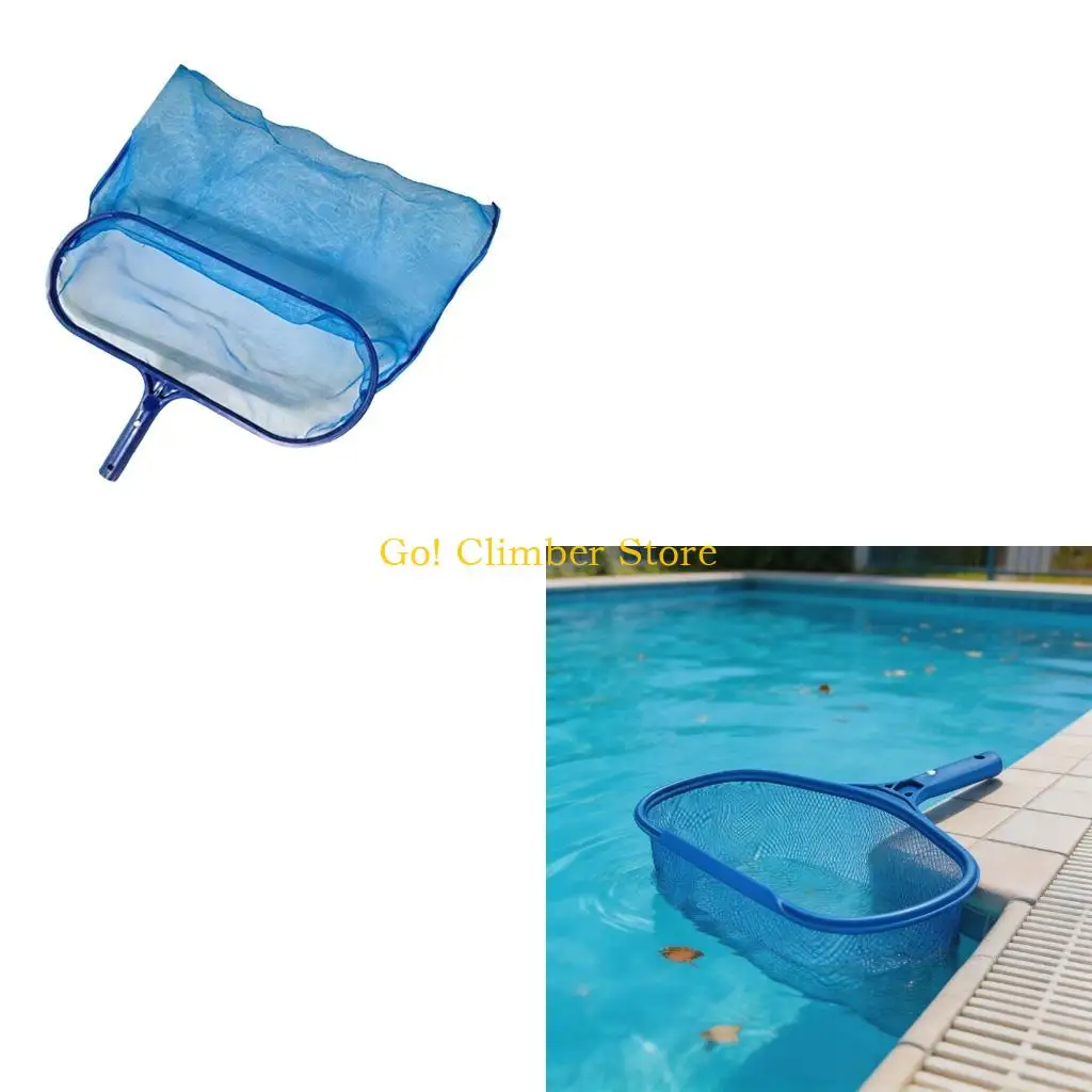 Q84C Large Capacity Pool Net Deeper Thickened Frame Pool Skimmer Net Easy Connection Pool Net Cleaner Pool Cleaning Tool