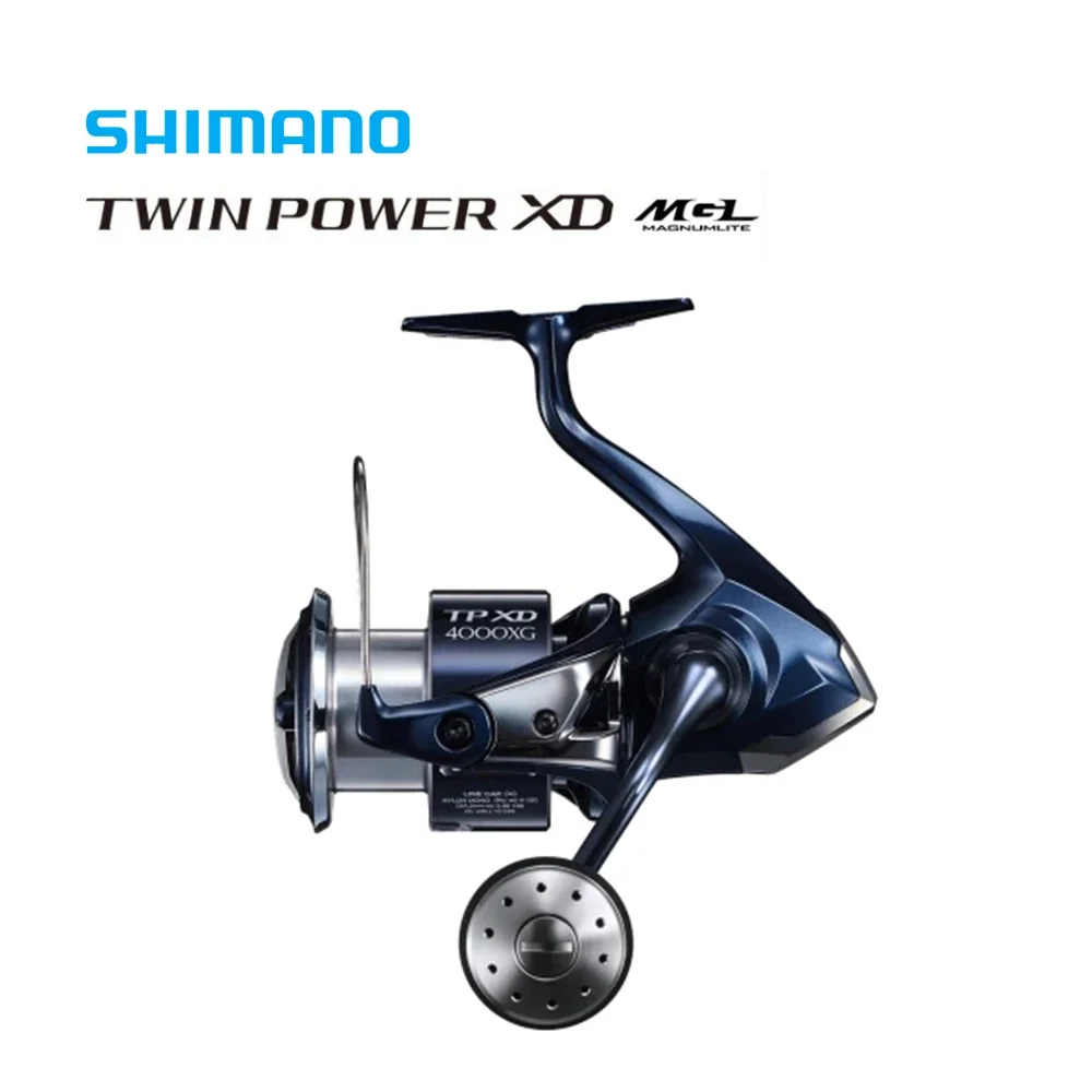 SHIMANO Original 2021 TWIN POWER XD Spinning Fishing Reel 4.4-6.4:1 Gear Ratio 10+1BB Hagane Gear/Body MGL Rotor Spinning Reel