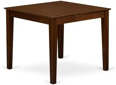 OXT-AWA-T Oxford Square Kitchen Dining Table for Small Spaces, 36x36 Inch, Antique Walnut