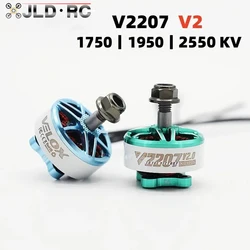 FPV T-Motor Velox V2207 V2 2207 1750KV 1950KV 5-6S / 2550KV 4S Brushless Motor for FPV Racing Drone Quadcopter Freestyle RC Part