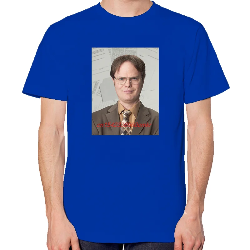 Summer Fashion Tees Tops Dwight Schrute The Office Tribute Graphic T Shirts Cotton New Shirts And T-Shirts Unisex Print T Shirt