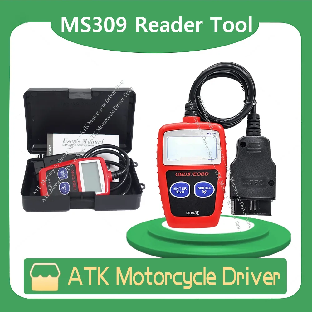 MS309 Reader Tool OBD2 General Motors Fault Code Reader Precision Engine Diagnostic Tool Scanner reads erases fault codes 2025