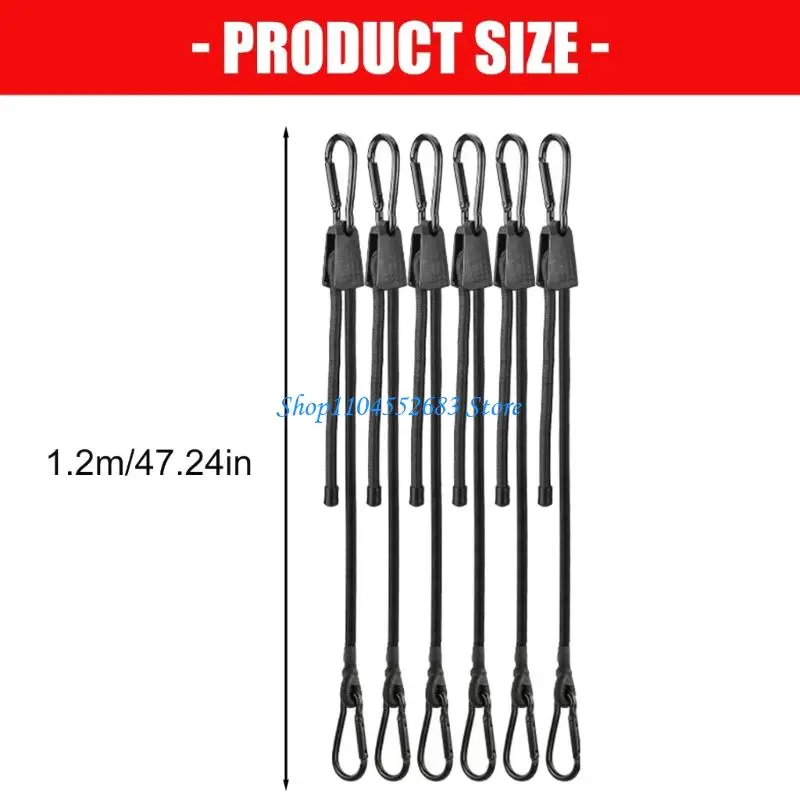 Y6GD Strong 48 polegadas modificáveis ​​cabos com fixadores reforçados para transporte carga