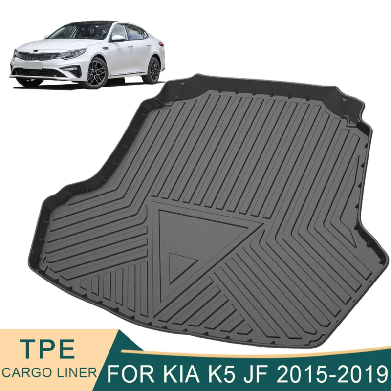 

For Kia K5 JF 2016-2019 auto car cargo liner all-weather TPE non-slip trunk mats boot tray carpet interior accessories