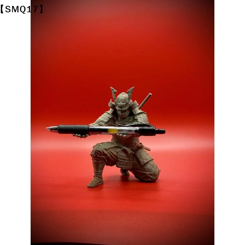 Creative Samurai Pen Holder Japanese Warrior Pencil Rack 3D Printed Stationery Organizer Stand Office Ornament Desk Decor【SMQ】