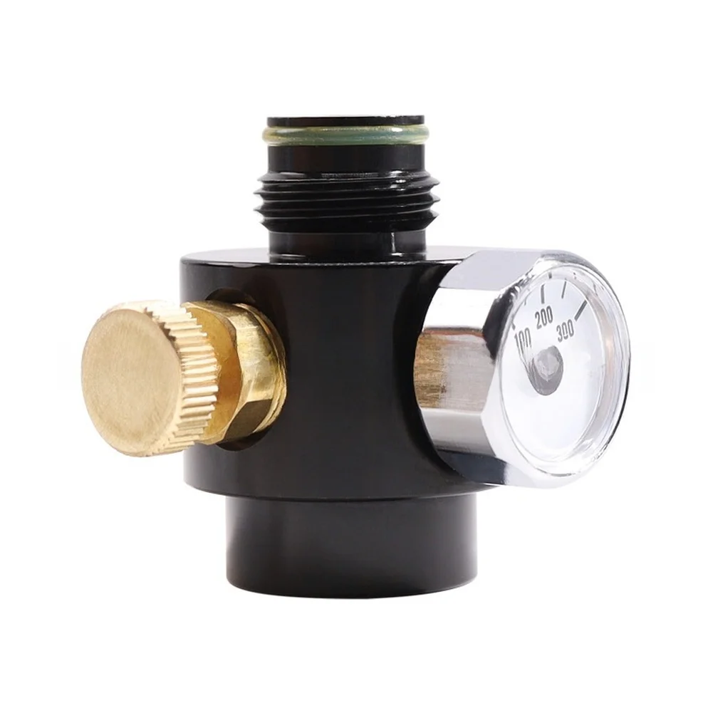 300psi White Face Pressure Gauge Regulator Valve G1 2 14 Thread With On Off Switch For Air Compressor Gas Cylinder Control Tool