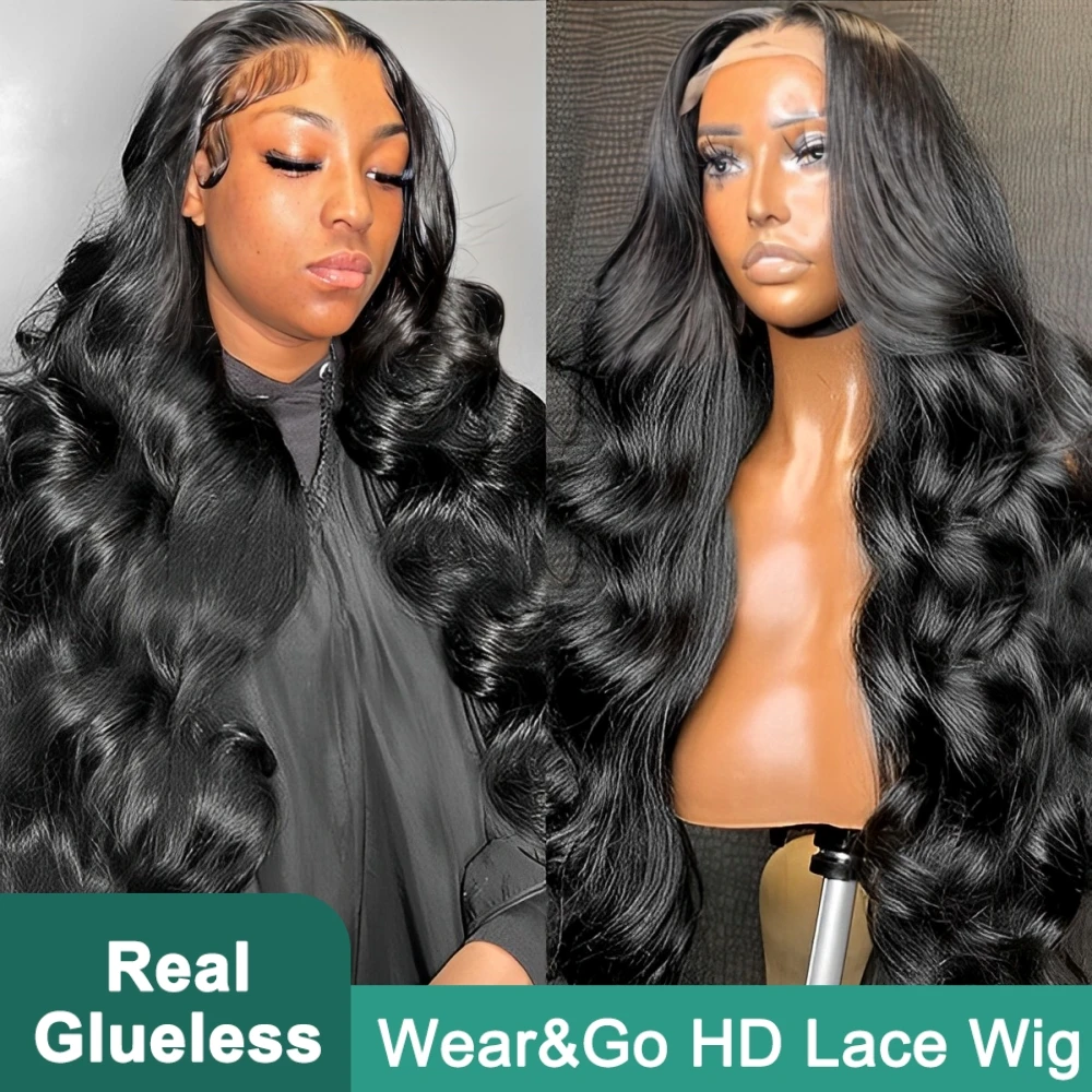 13x4 Transparent Lace Frontal Body Wave Wigs Human Hair 30 Inch Wear and Go 13x6 Brazilian Losse Wave Lace Frontal Glueless Wig