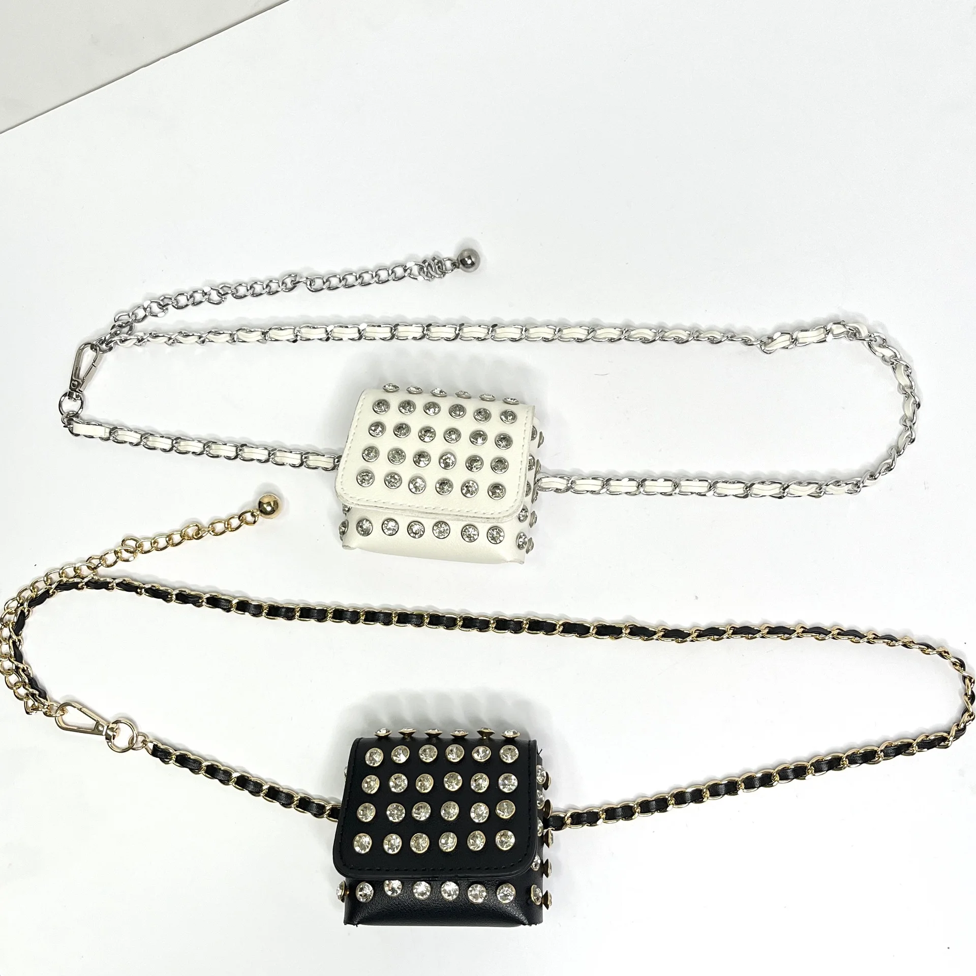Fashion Rivet Mini Waistpack S - Women'S Jeans Accessories Chain 评论和价格