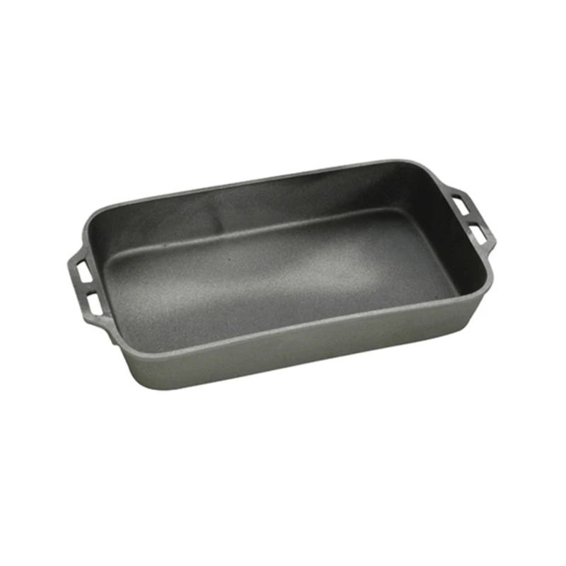 

Wholesale customization Rectangular Cast Iron Cookware non stick baking dish cast iron bakeware