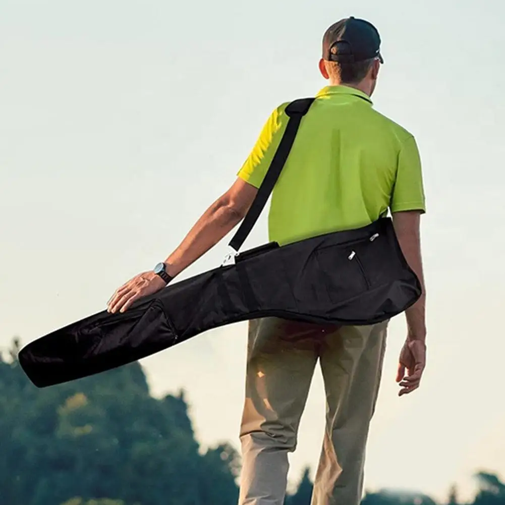 Saco de armazenamento leve do clube de golfe, segure a lata inteira, novo ombro, dobrável, Z8O5