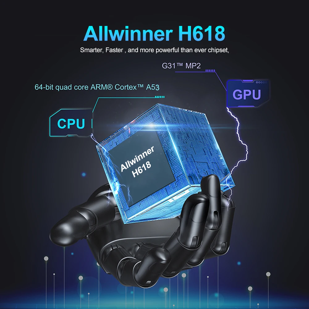 I96 Z8 MAX TV Box Allwinner H618 Android 12 4K HD Smart TV Boxs Dual WIF 2.4G 5G Video Media Player Home Theater TV Set Top Box